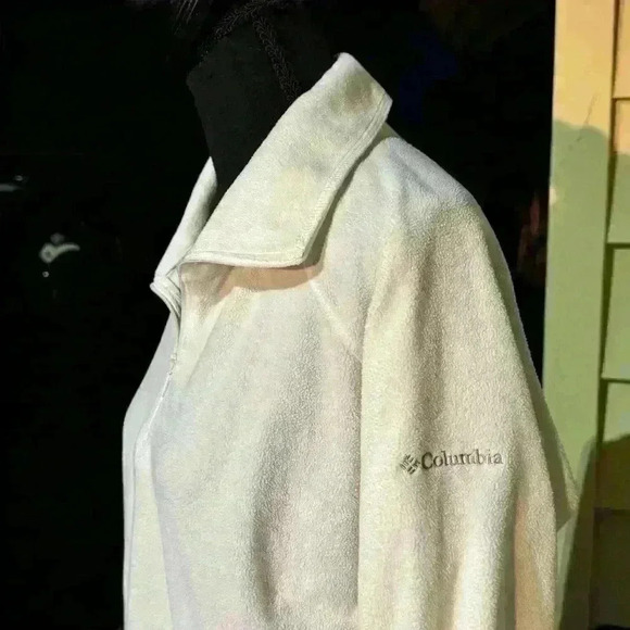 Columbia Fleece 3/4 Zip Up Pullover Sweater Long Sleeve XL - Picture 2 of 8